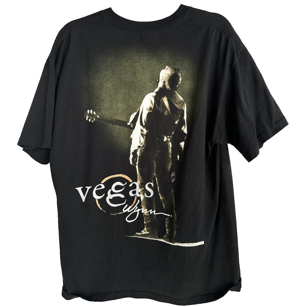 Garth Brooks Shirt Vintage XL Las Vegas Wynn Concert Graphic Black Anvil T-Shirt